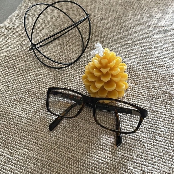 Prada Eyeglasses Tortoiseshell Rectangular Optical Frames Made in Italy - Picture 4 of 9